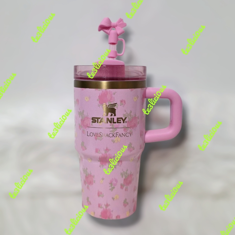 STANLEY x LOVE SHACK FANCY 20oz STAINLESS STEEL QUENCHER H2.0 FLOWSTATE TUMBLER - Picture 2 of 11